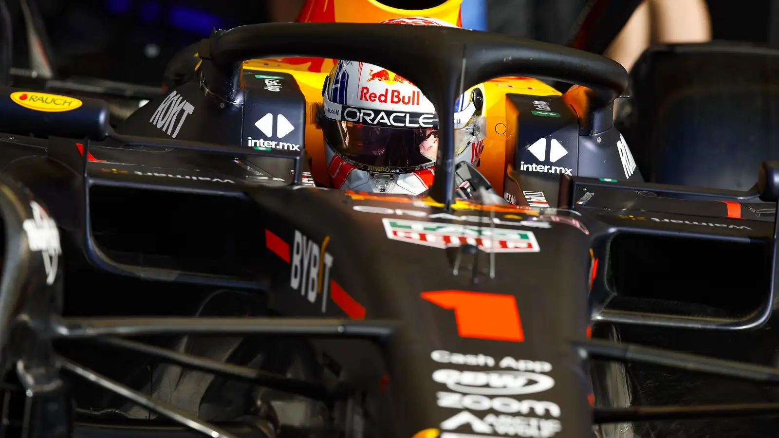 Max Verstappen close-up shot. March 2023