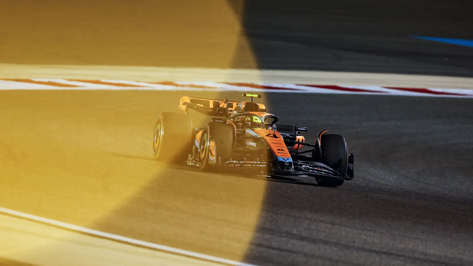 Lando Norris, McLaren, at the Bahrain Grand Prix. Sakhir, March 2023.
