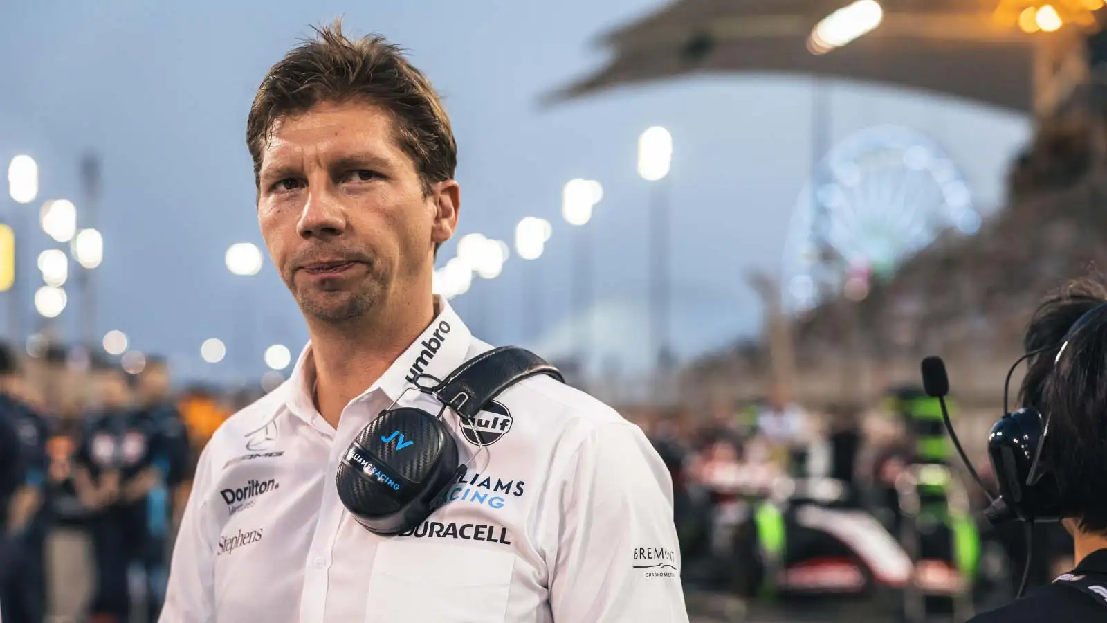 James Vowles, Williams team principal. Bahrain March 2023.