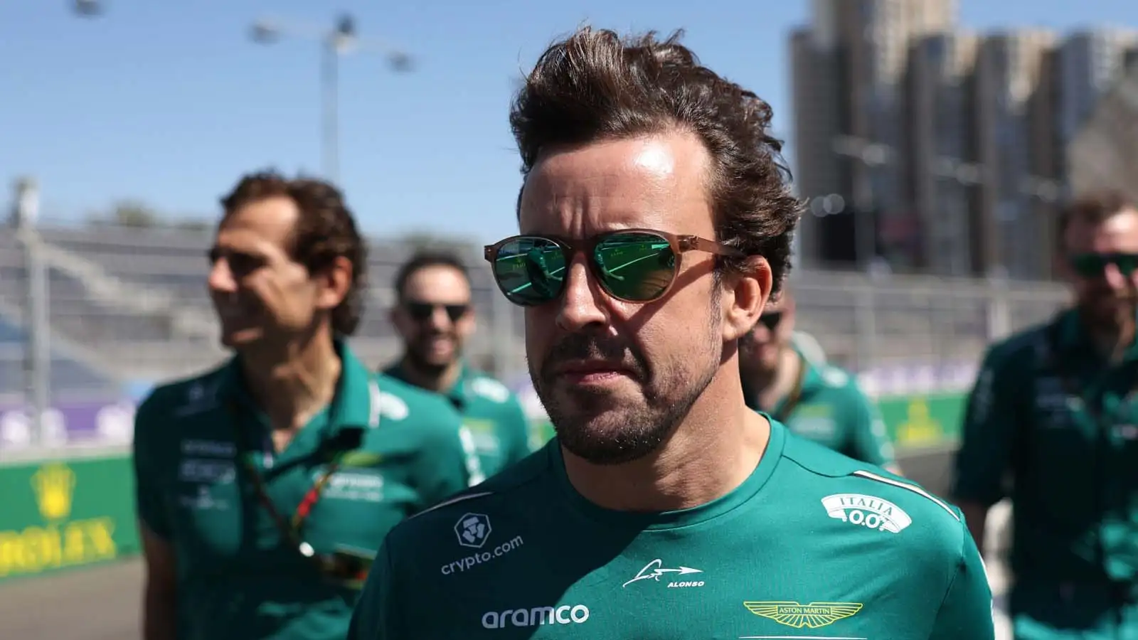 Aston Martin driver Fernando Alonso. Saudi Arabia March 2023.