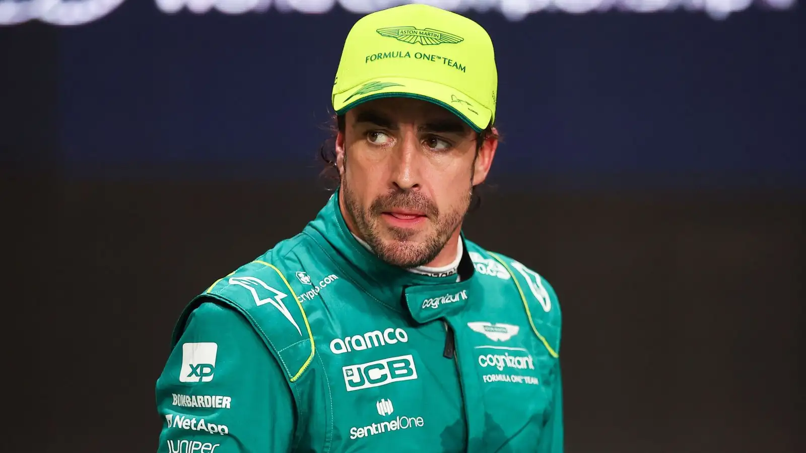 Fernando Alonso, Aston Martin, in the paddock. F1 Saudi Arabia, March 2023.