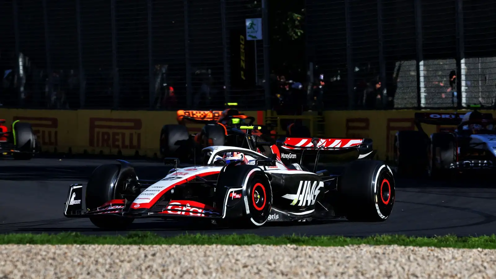 Nico Hulkenberg drives Haas VF-23. Australia, April 2023.