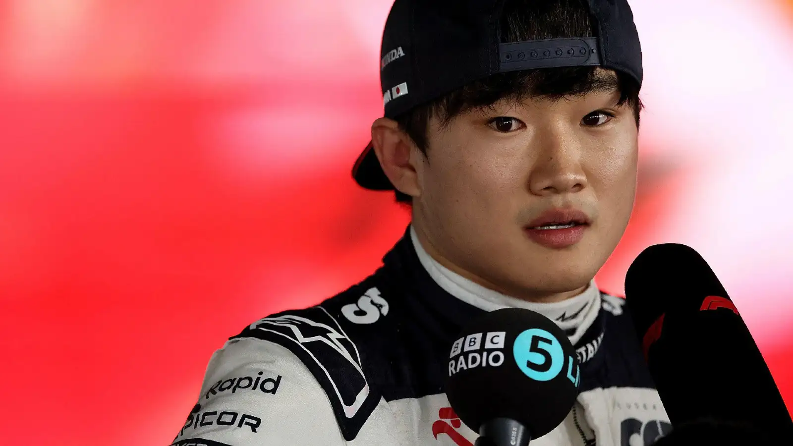 AlphaTauri driver Yuki Tsunoda at the Australian Grand Prix. Melbourne, April 2023.