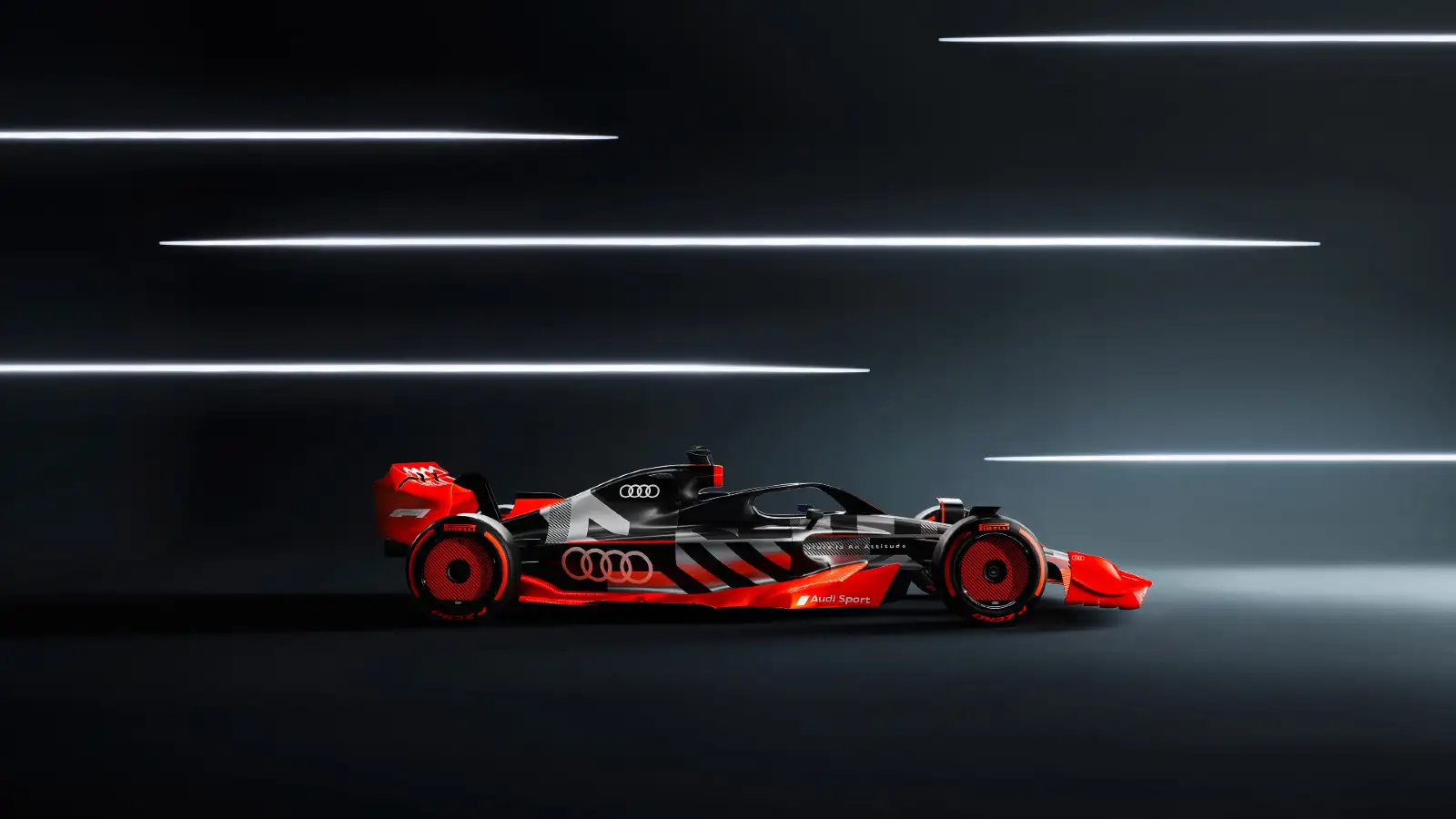 Audi F1's Showcar, April 2023.