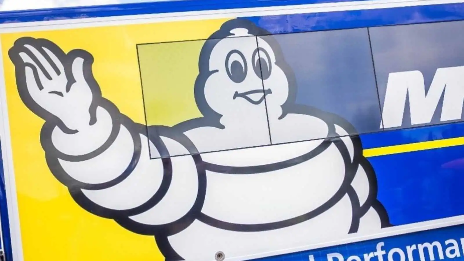 Logo of Michelin tyres.