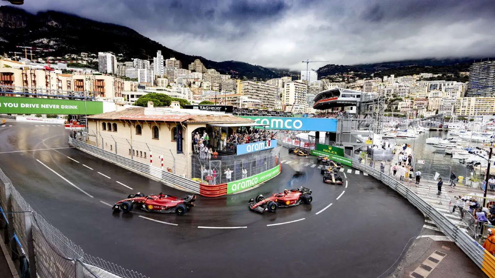 Start of the 2022 Monaco Grand Prix. Monte Carlo, April 2023.