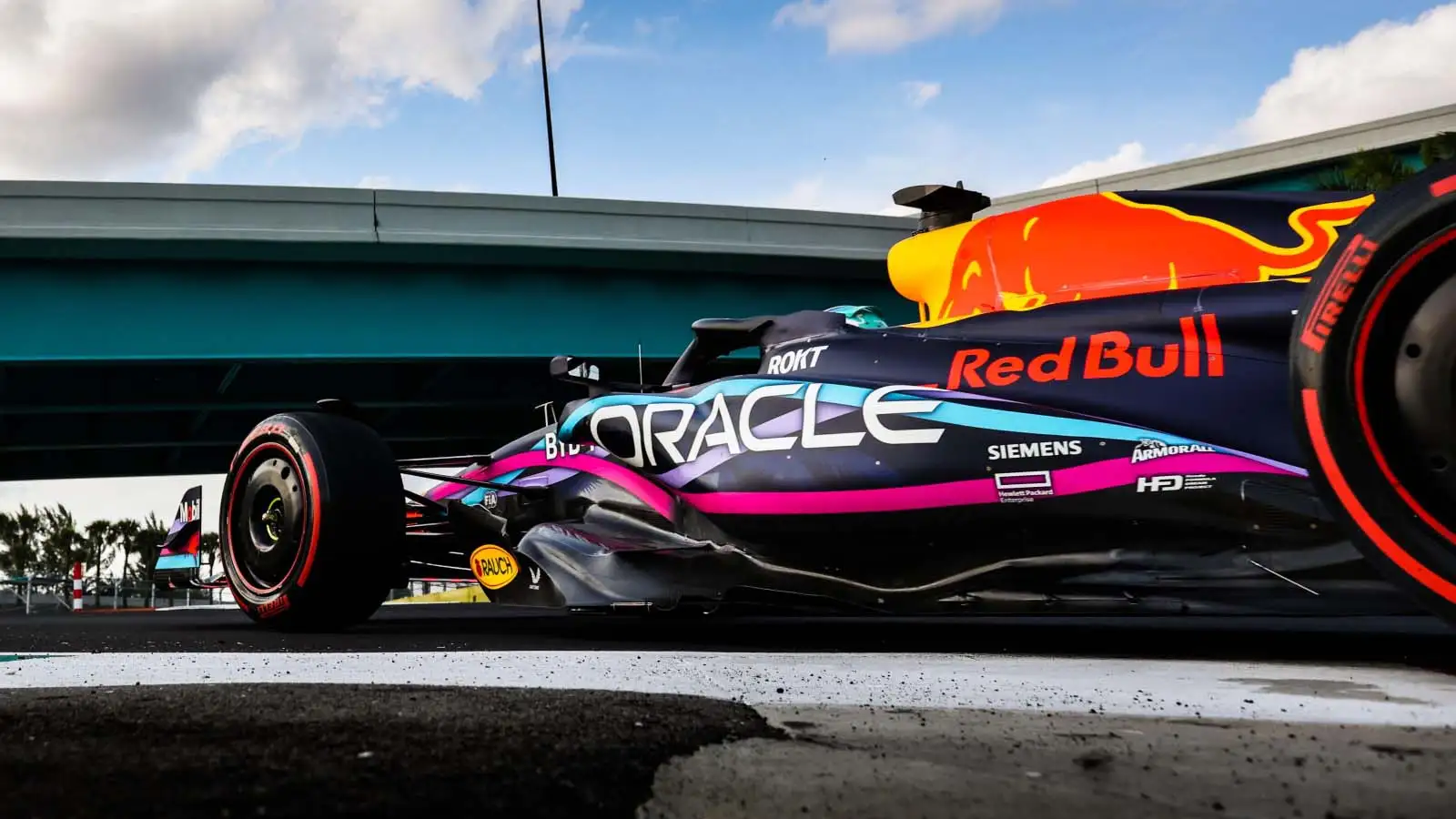 Red Bull driver Max Verstappen during FP3. Miami May 2023.