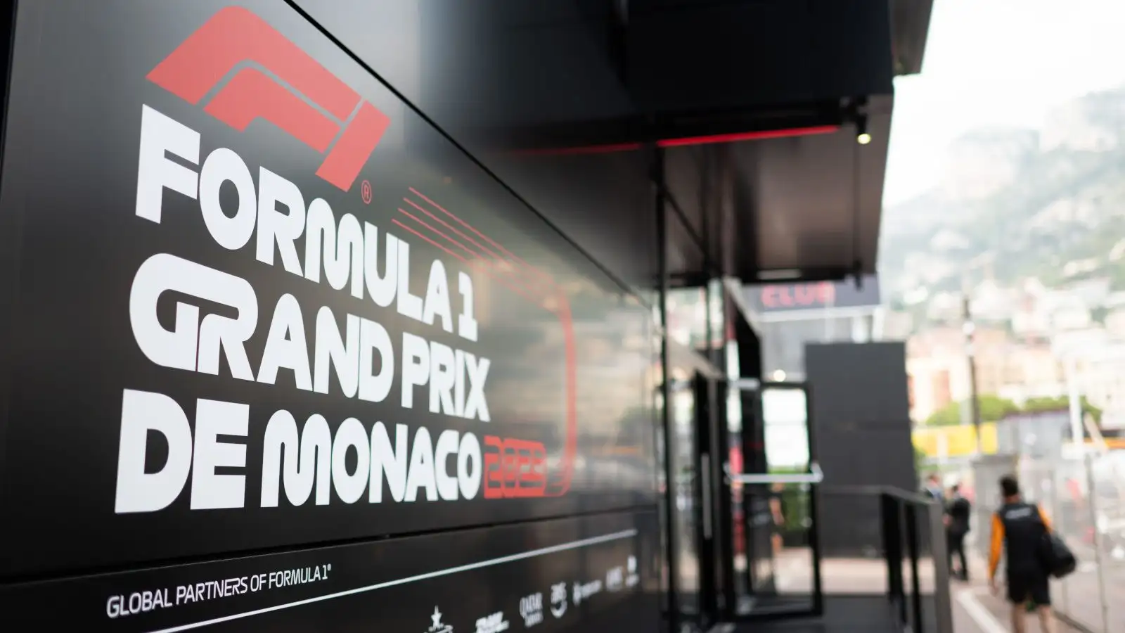 F1 signage for the Monaco Grand Prix. Monaco May 2023