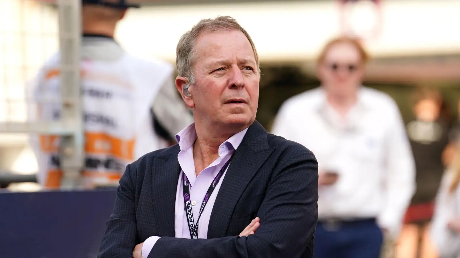 Sky F1 pundit and former F1 racer Martin Brundle.