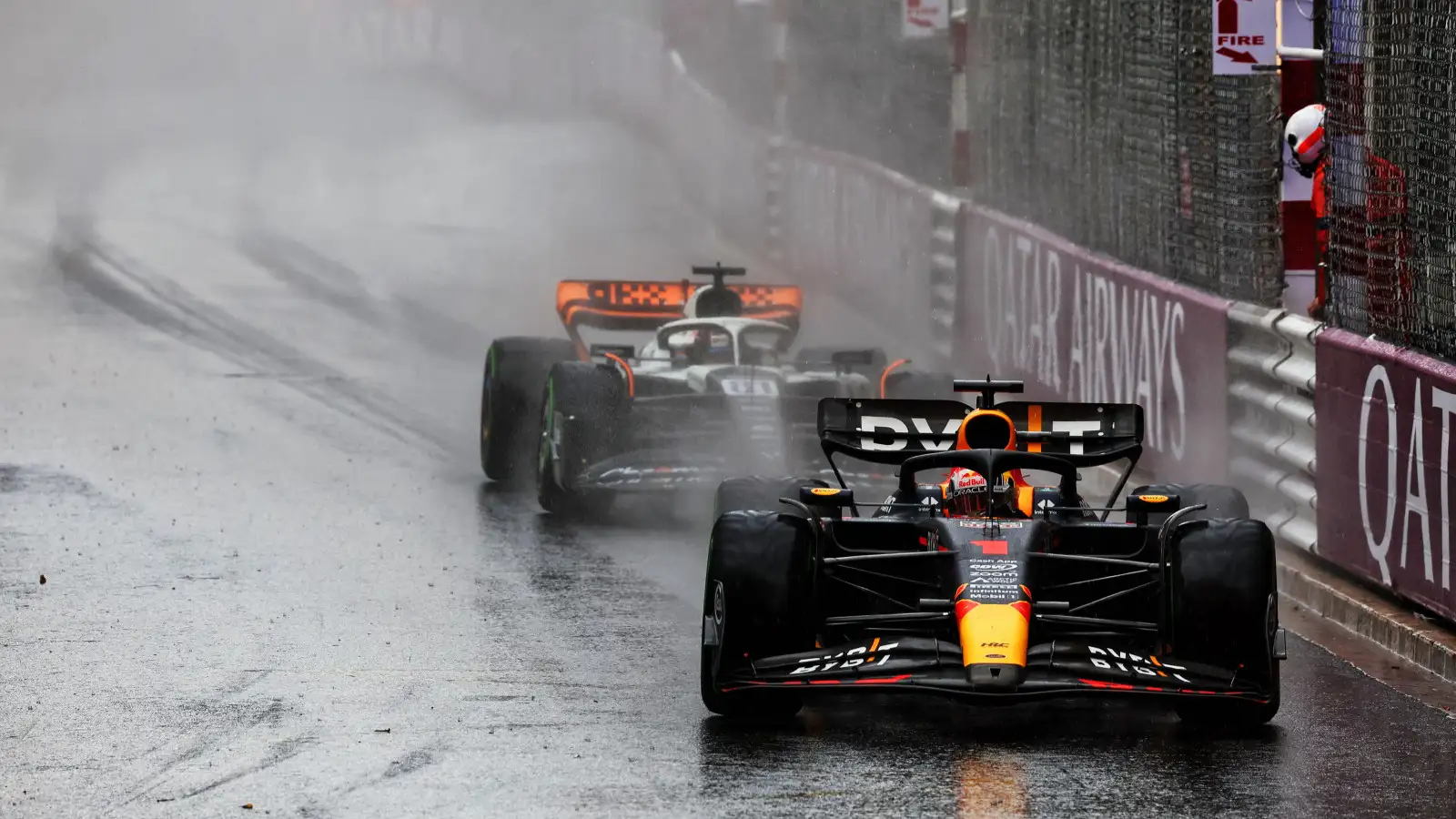Red Bull's Max Verstappen on track at the Monaco Grand Prix. Monte Carlo, May 2023. driver ratings