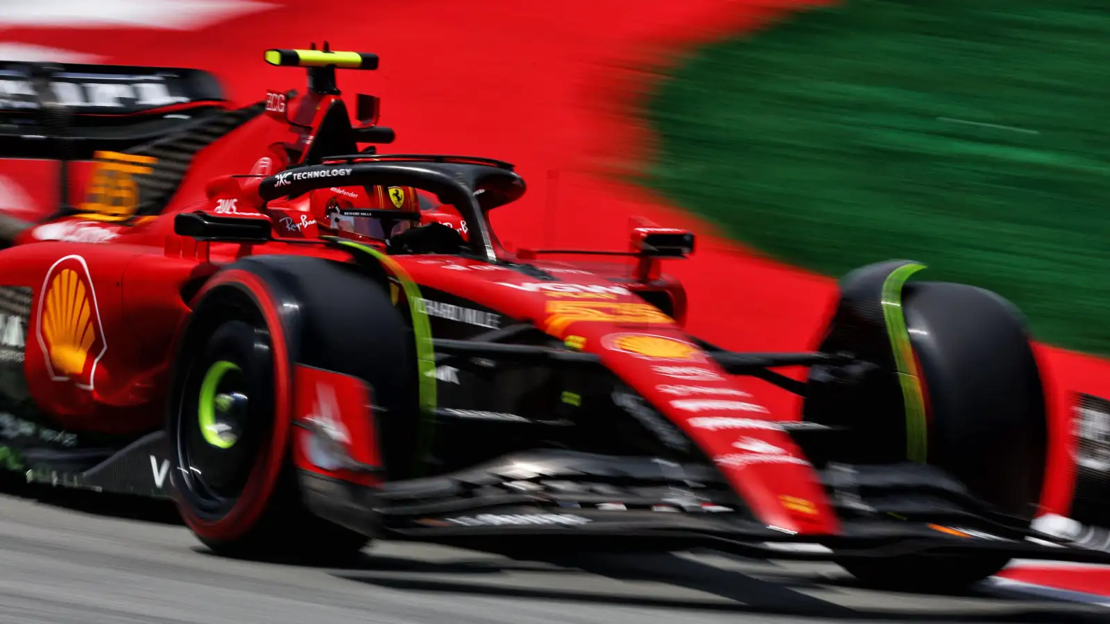 Ferrari's Carlos Sainz at the Spanish Grand Prix. Barcelona, June 2023. Results