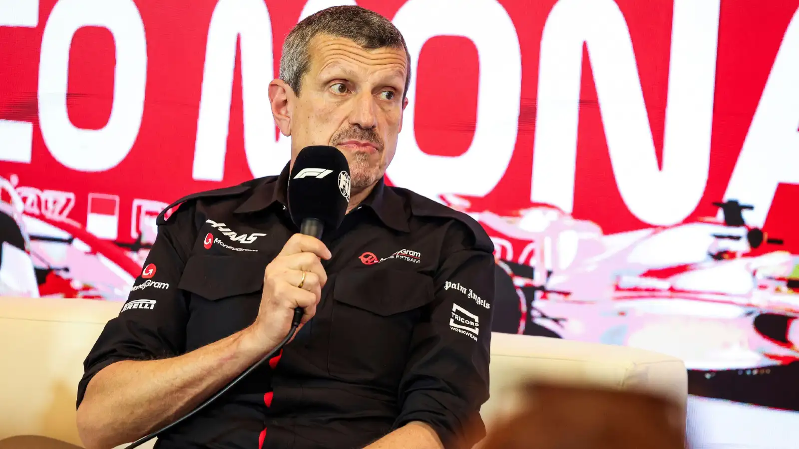 Haas team boss Guenther Steiner at the Monaco Grand Prix press conference. Monte Carlo, May 2023.