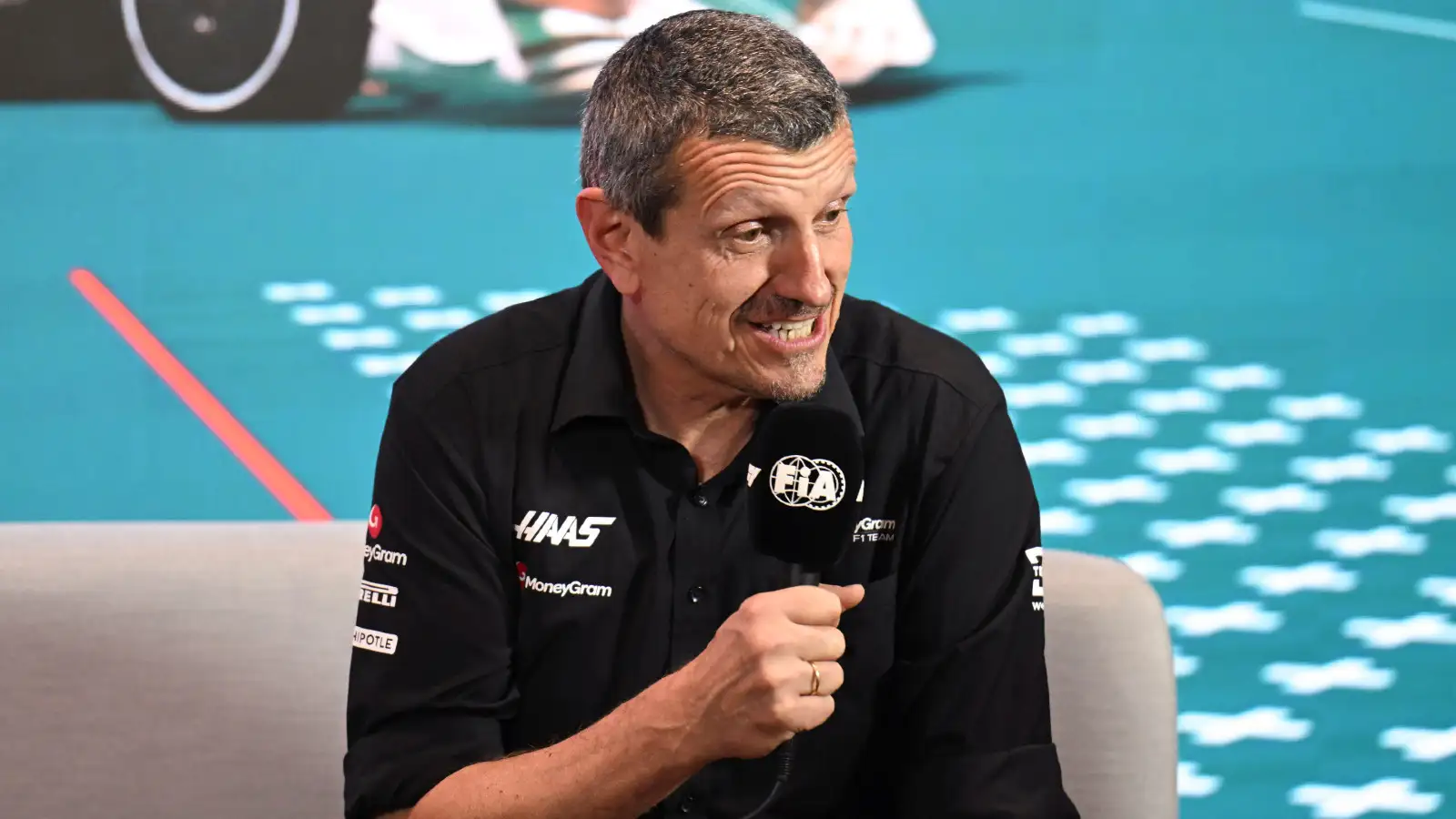 Haas' Guenther Steiner at the Spanish Grand Prix. Barcelona, June 2023.