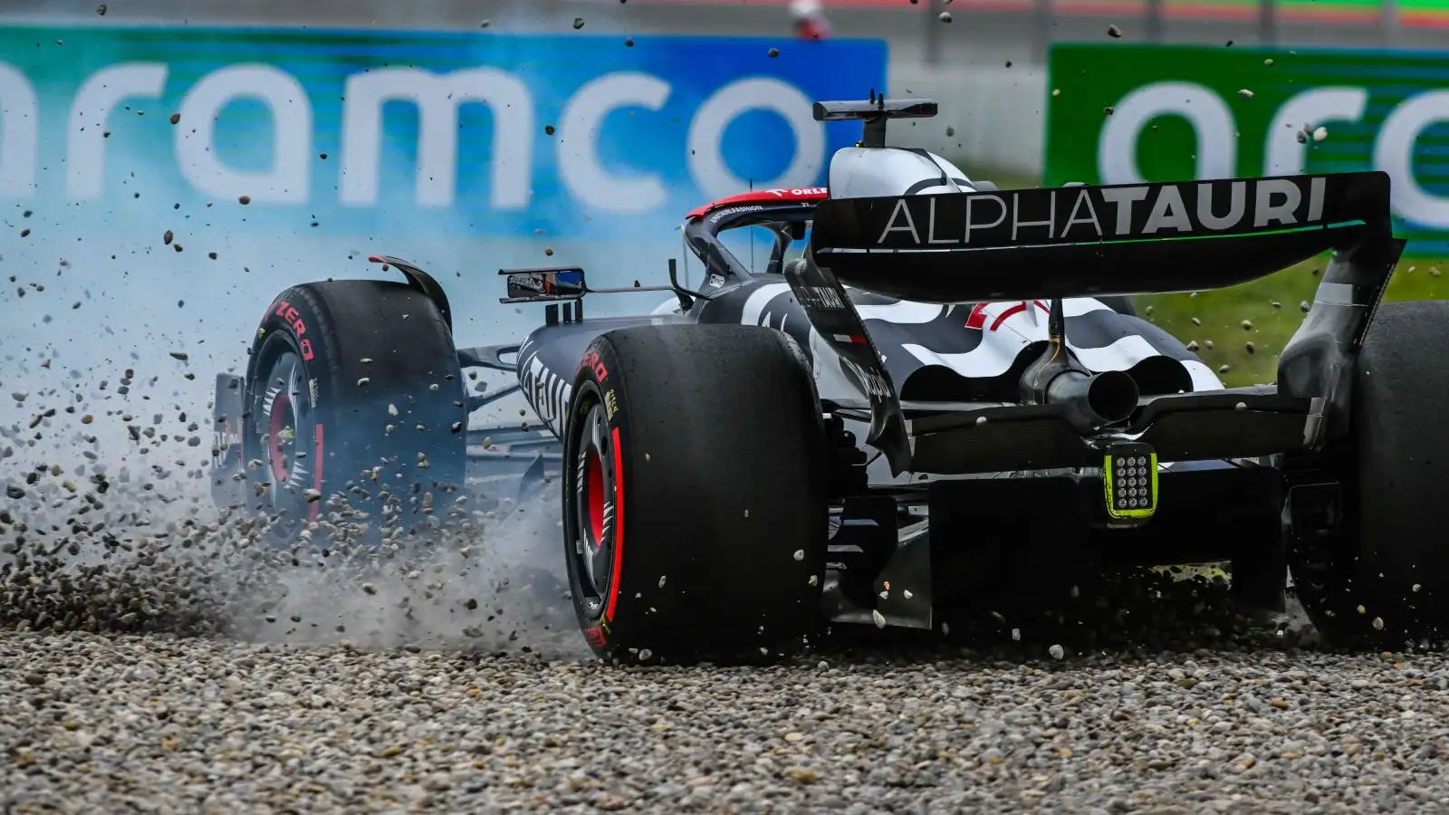 Nyck de Vries in the gravel. Spain June 2023