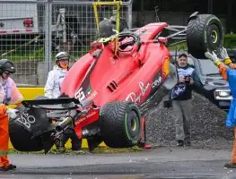 Ferrari’s SF-23 floor on display for rivals after Carlos Sainz’s Canadian Grand Prix crash
