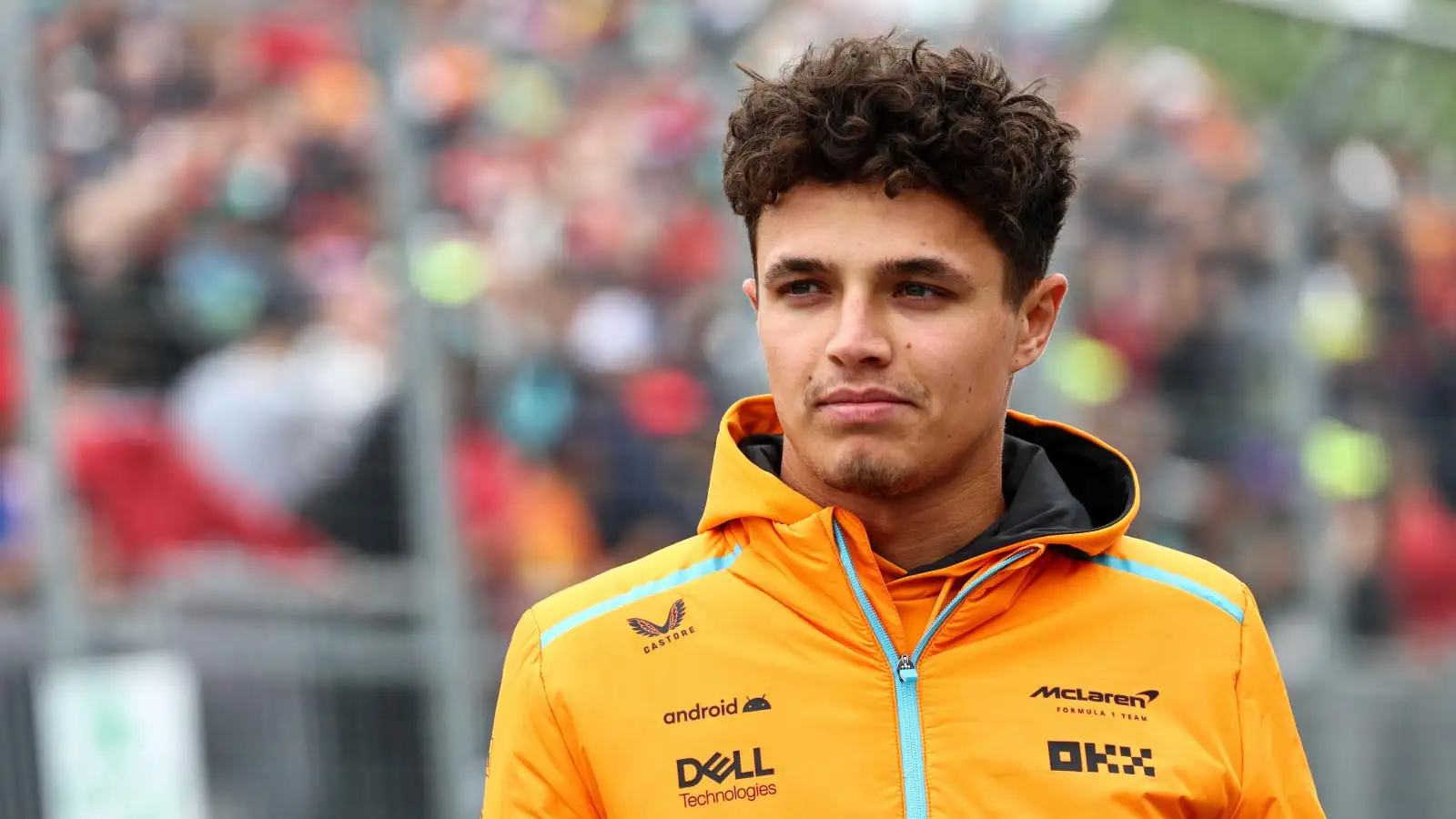 Lando Norris at the drivers parade. Montreal June 2023.