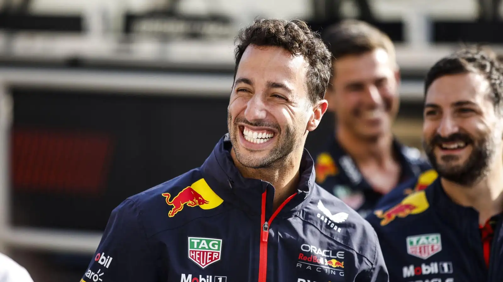 Daniel Ricciardo smiles in the paddock. Canada June 2023.