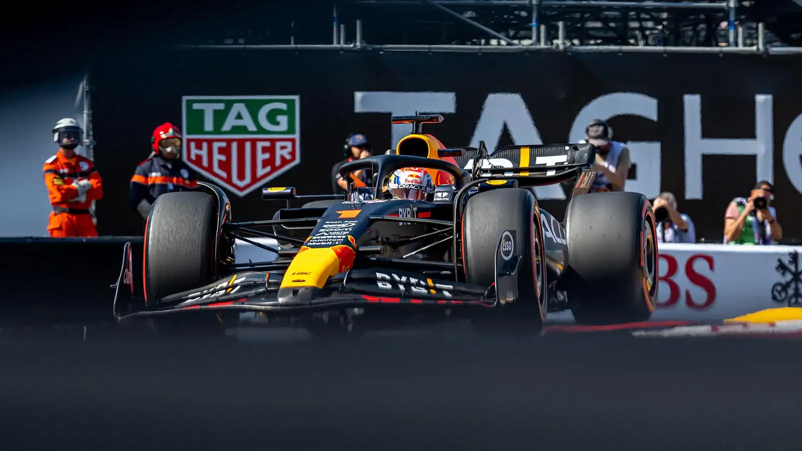 Red Bull driver Max Verstappen takes to the streets of Monaco. May 2023