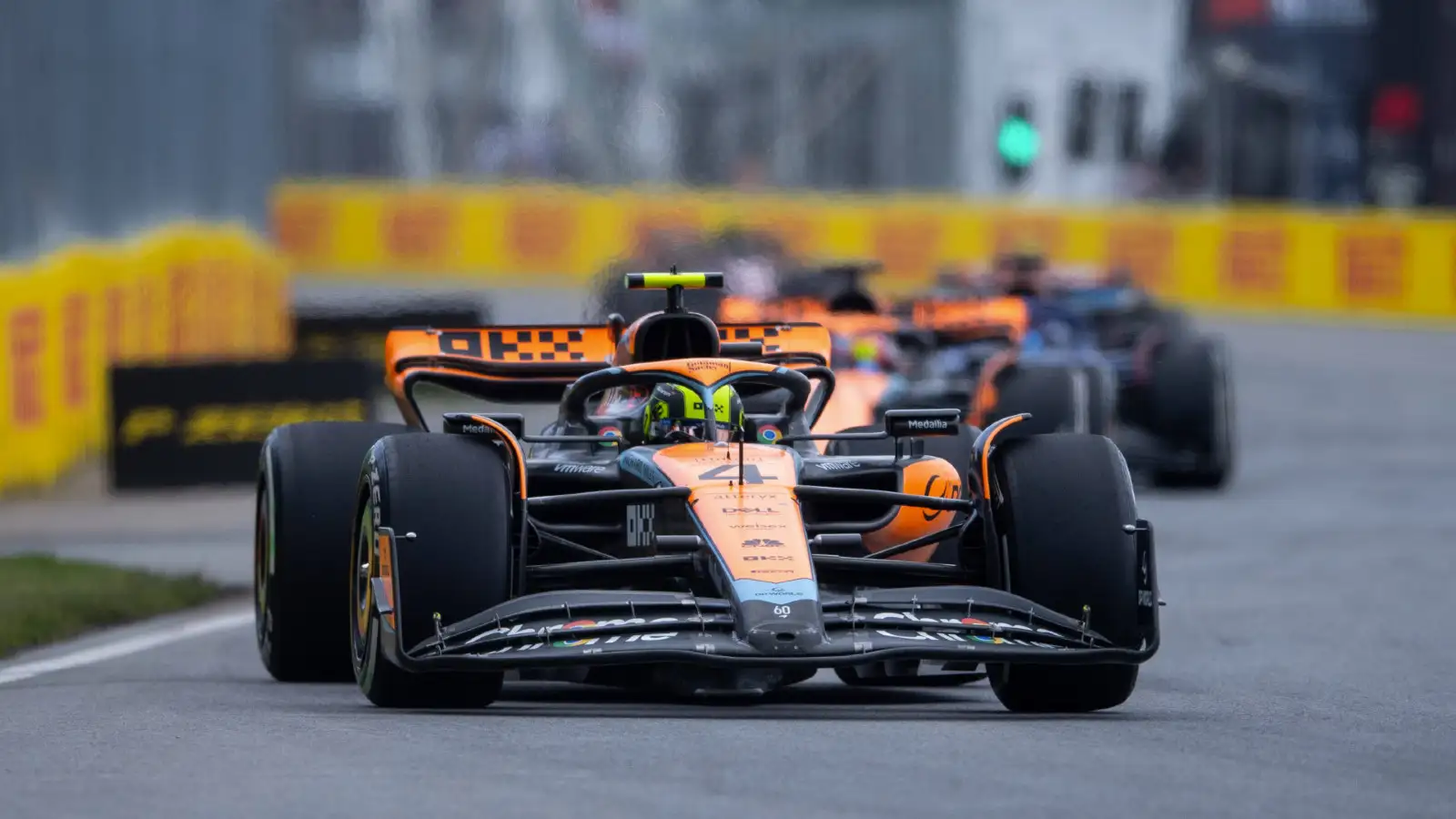 McLaren driver Lando Norris at the Canadian Grand Prix. Montreal, June 2023.