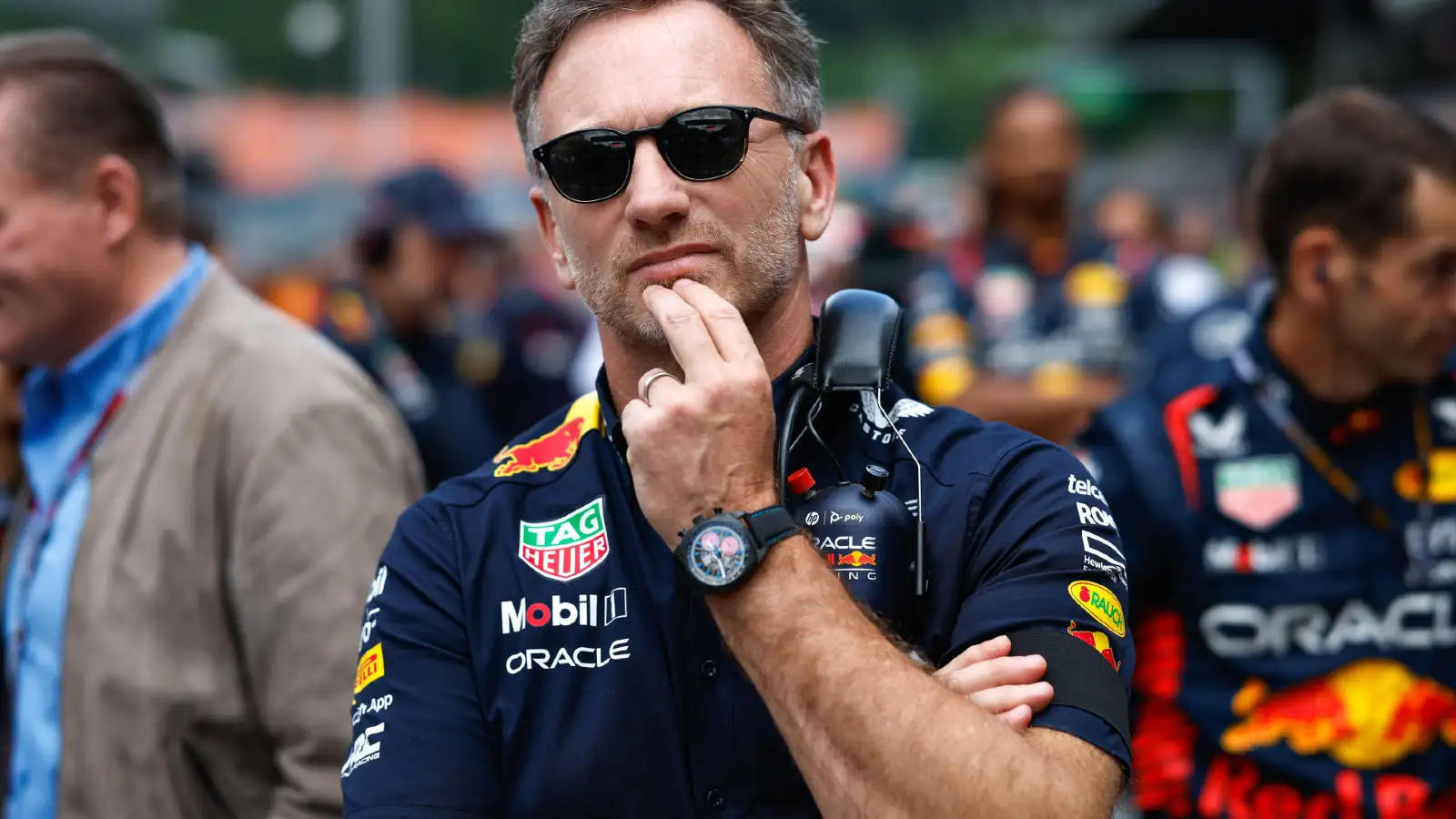 Red Bull team principal Christian Horner at the Austrian Grand Prix. Spielberg, July 2023.