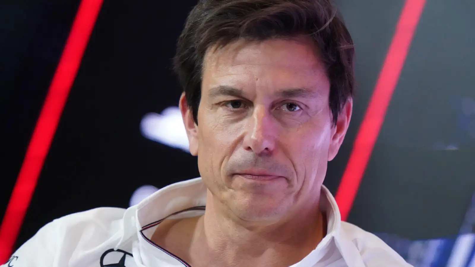 Mercedes' Toto Wolff at the British Grand Prix. Silverstone, July 2023.