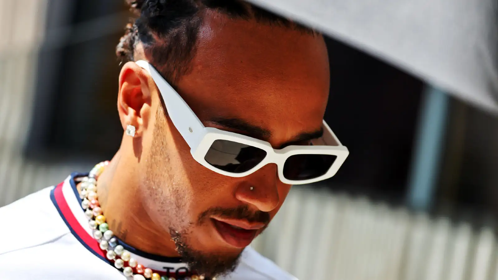 Mercedes driver Lewis Hamilton at the Hungarian Grand Prix. Budapest, July 2023