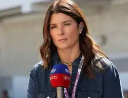 Danica Patrick under fire for ‘feminine mind’ comments during Sky F1 broadcast