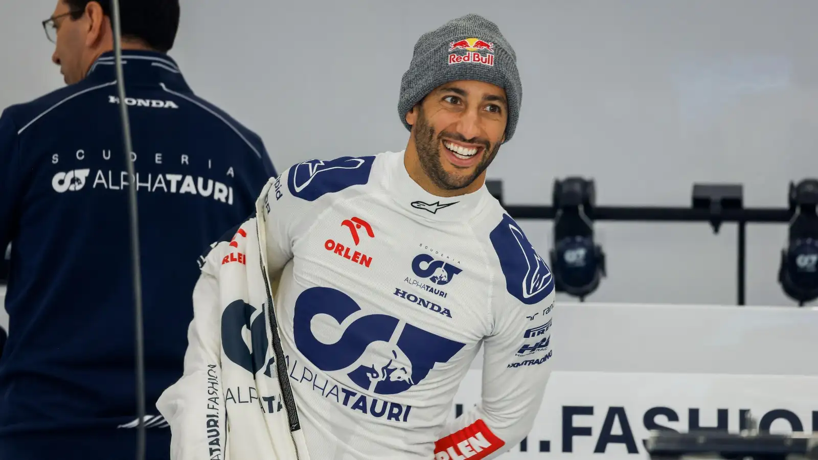 Daniel Ricciardo putting on his race suit. Spa, Belgium. July 2023