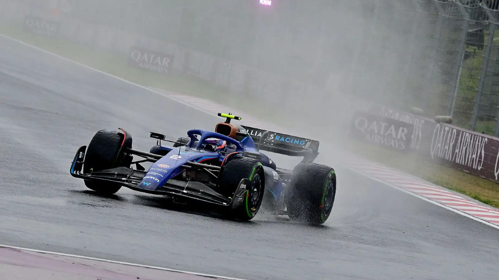 Williams' Logan Sargeant at the Hungarian Grand Prix. Budapest, July 2023. Spa