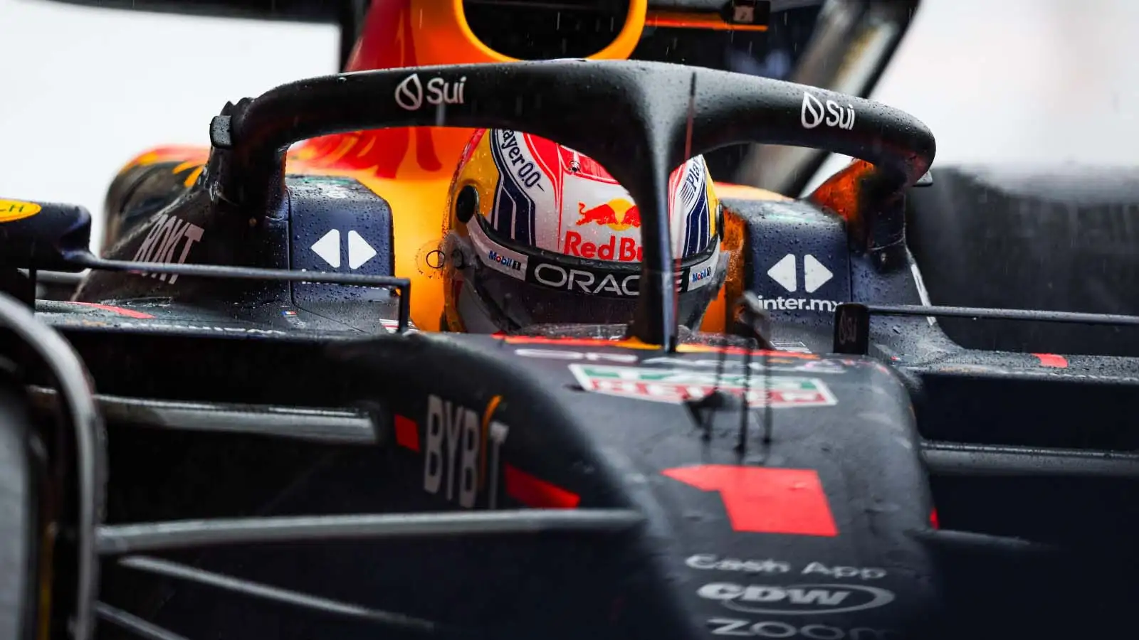 Max Verstappen in qualifying. Belgian Grand Prix July 2023.