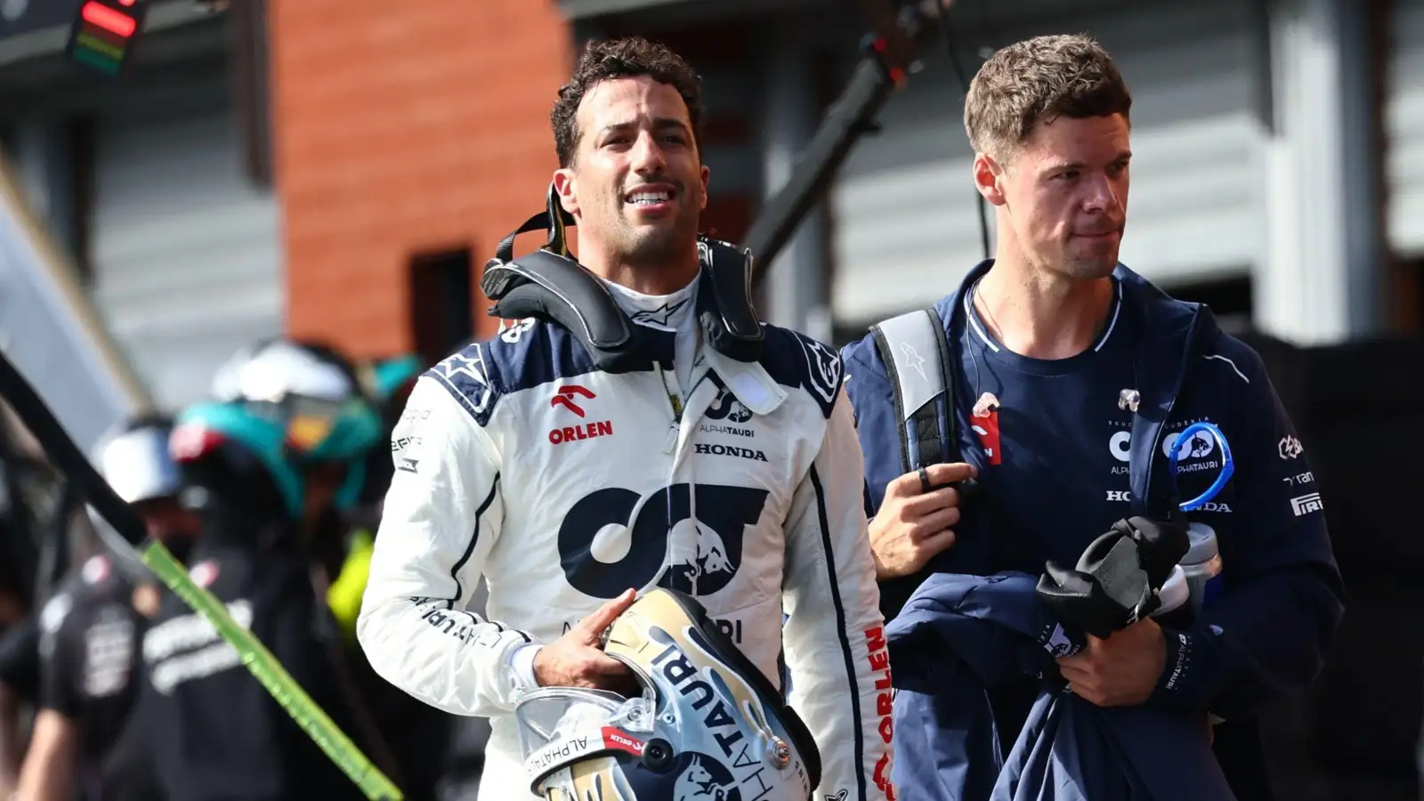 Daniel Ricciardo post-qualifying.