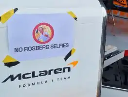 Nico Rosberg banned from McLaren garage over perceived curse