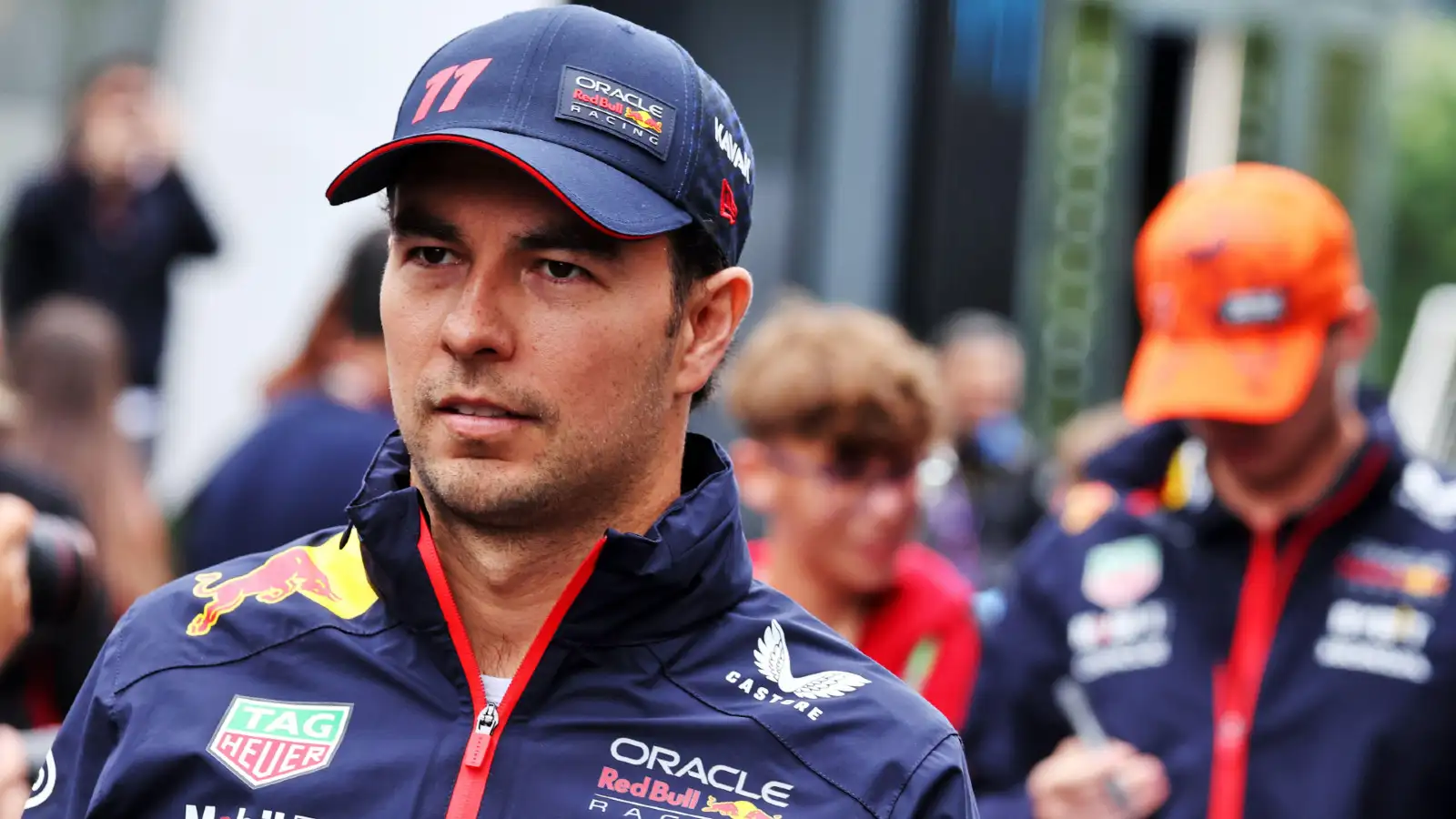 Red Bull's Sergio Perez at the Belgian Grand Prix.