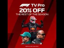 Last chance! Celebrate F1’s return with 20% off F1 TV Pro Monthly