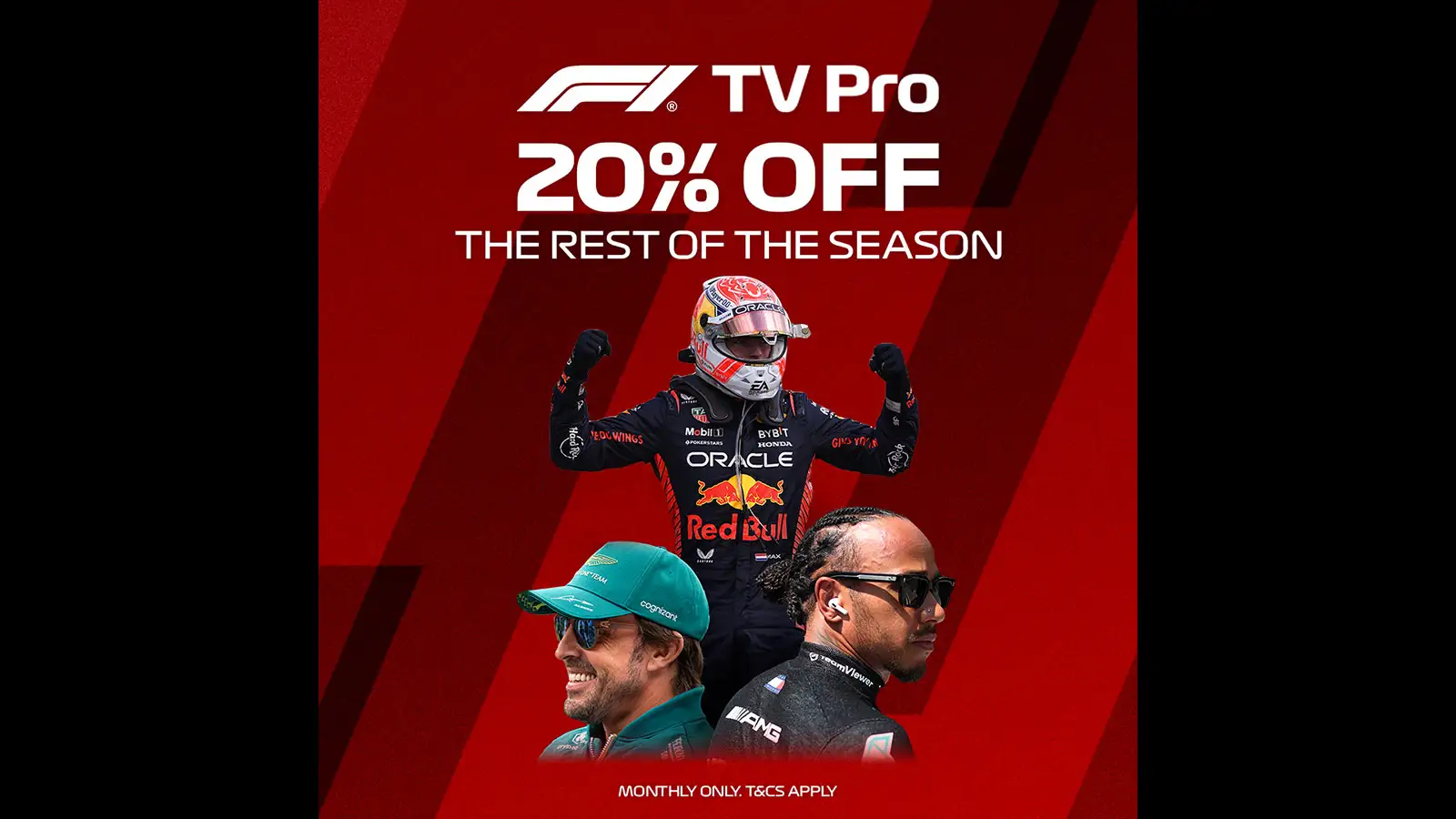 Exclusive offer! 10% off all F1 TV Pro subscriptions