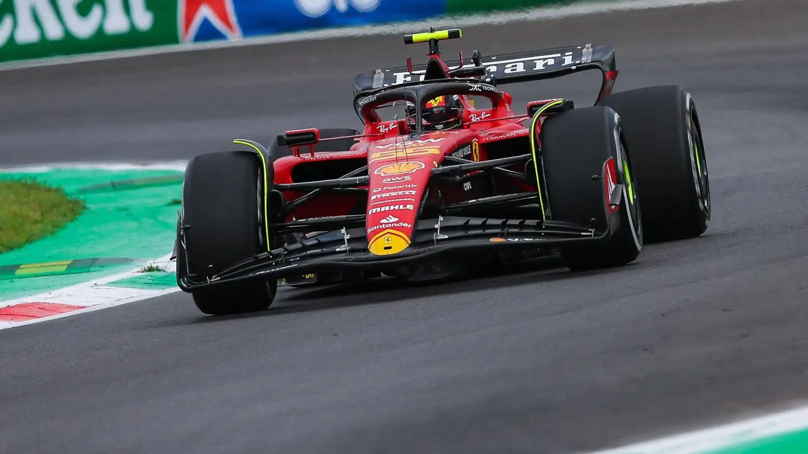 Carlos Sainz in Italian Grand Prix practice.