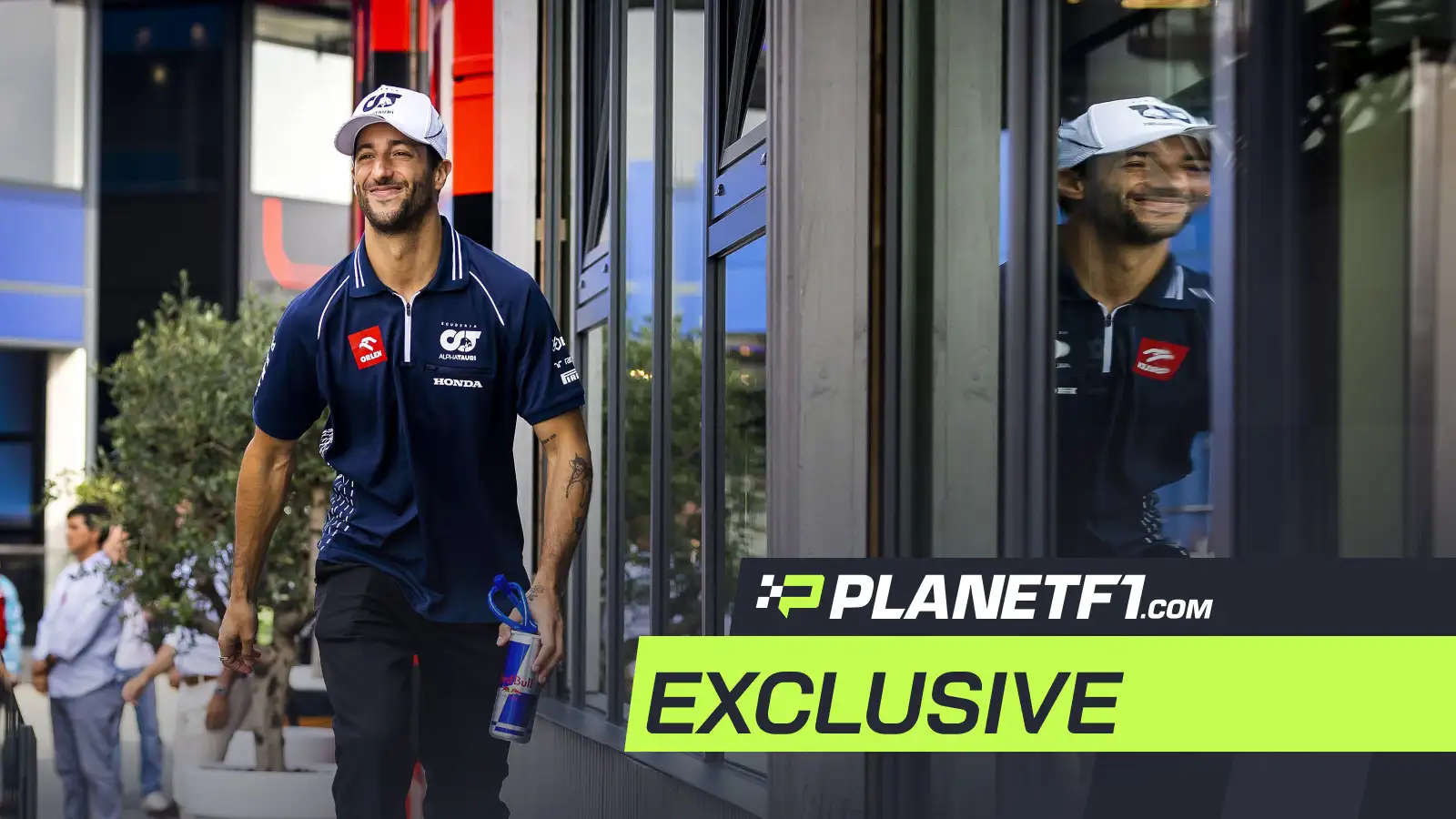 Zandvoort: Daniel Ricciardo arrives for the Dutch Grand Prix with AlphaTauri.