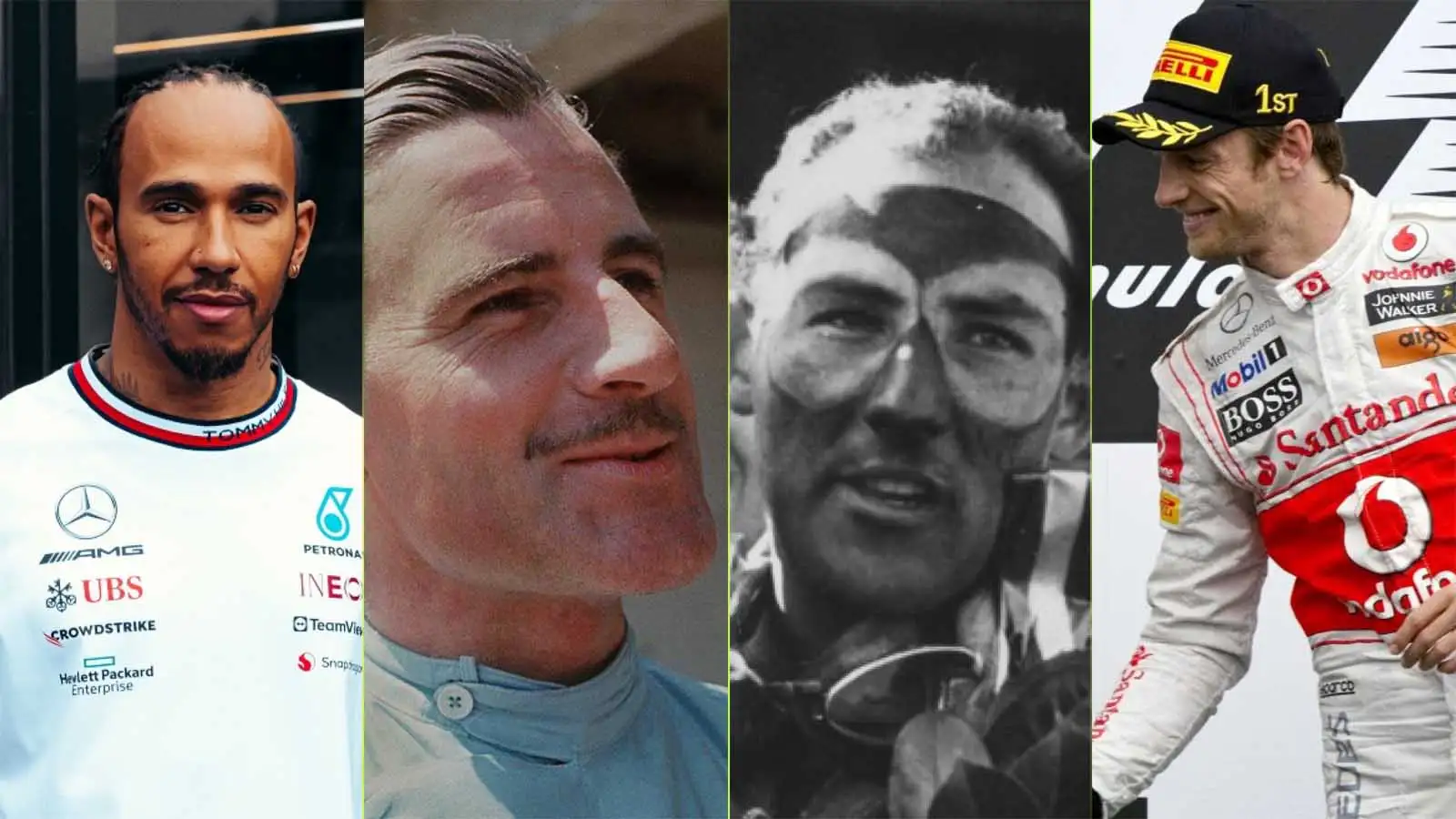 Top 10 British Formula 1 drivers.