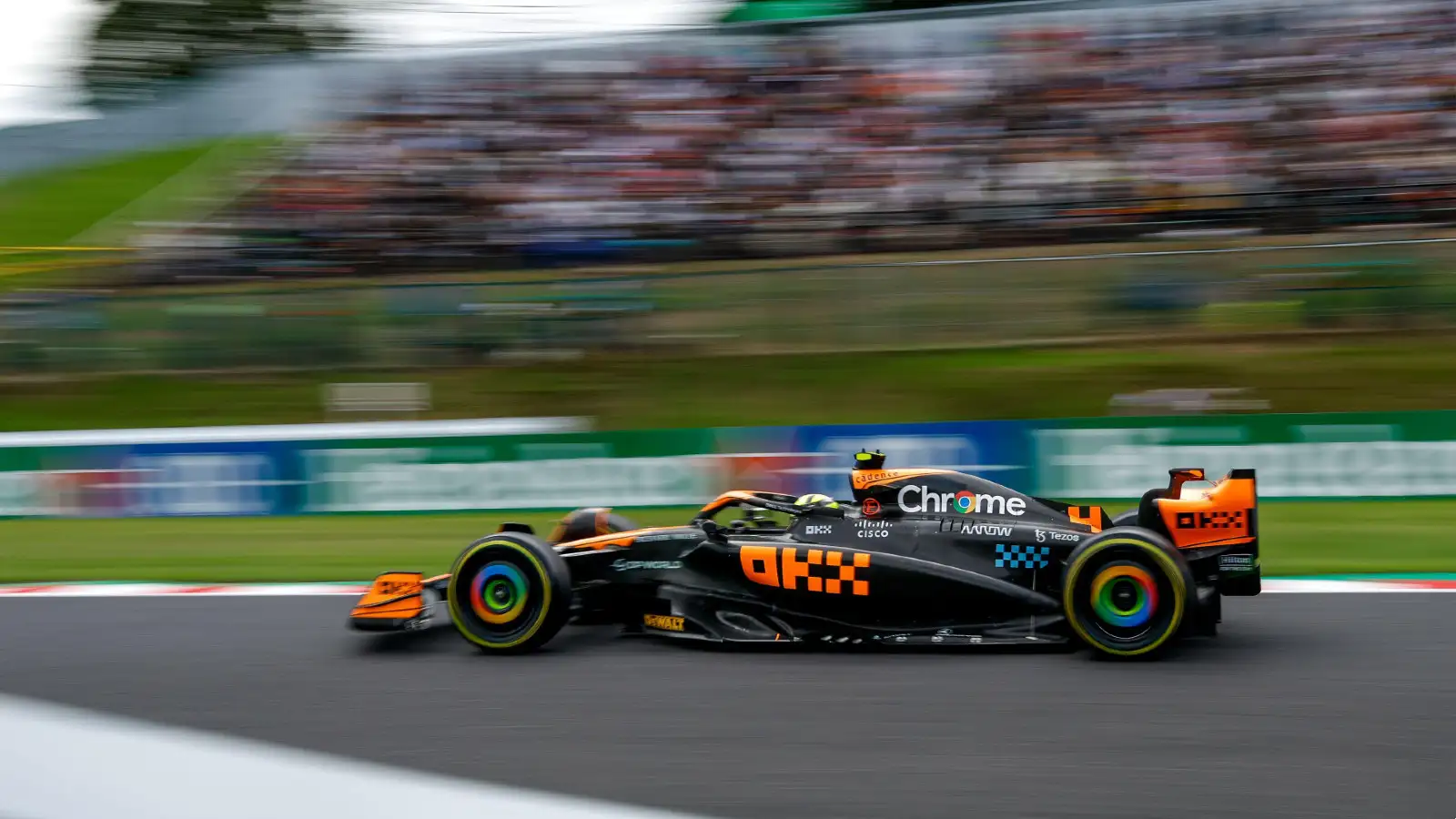 McLaren's Lando Norris in action at the Japanese Grand Prix.