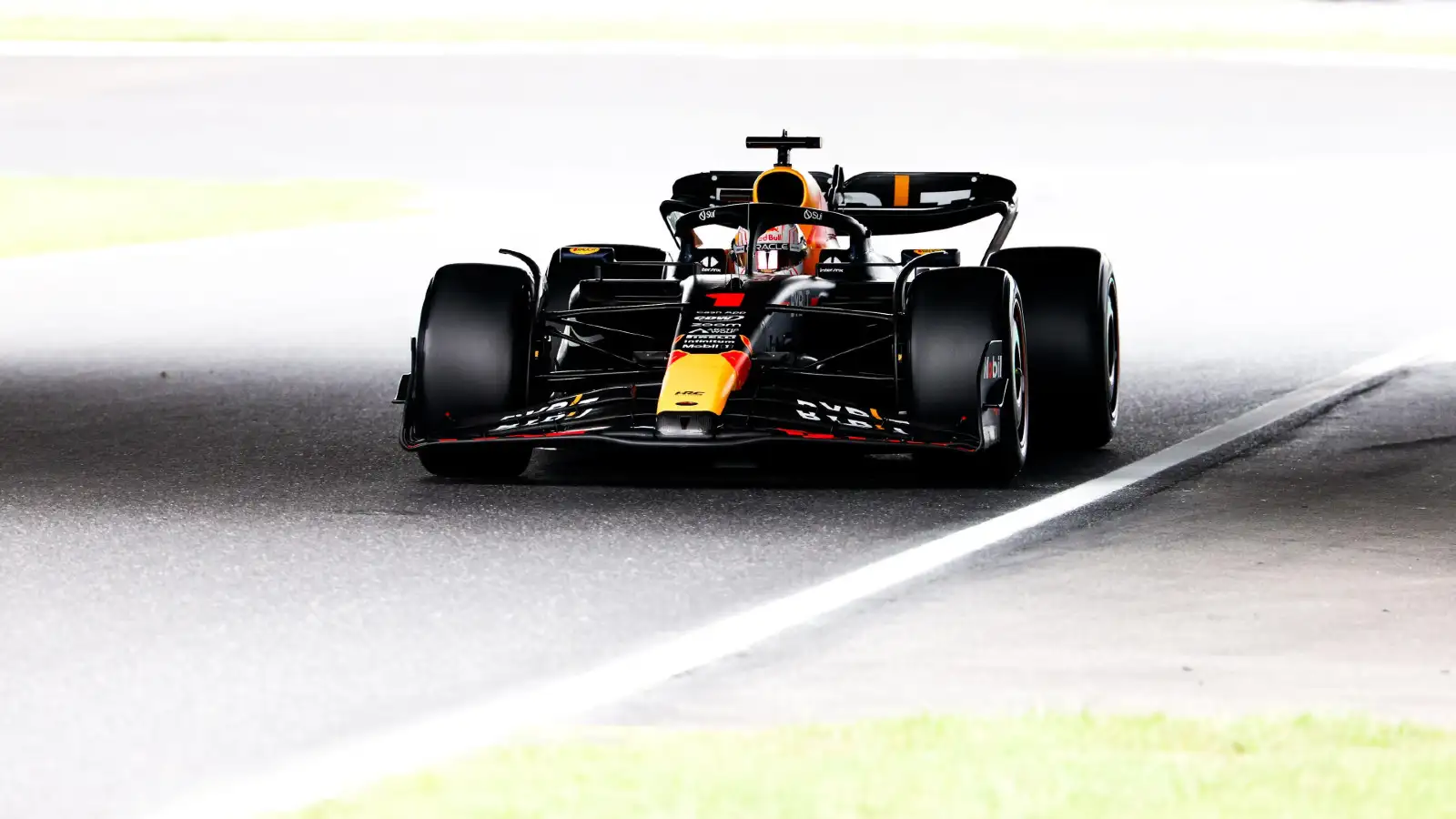 Red Bull's Max Verstappen on track at the Japanese Grand Prix.