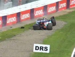 Woes continue for under-fire driver as crash in qualifying brings out red flags