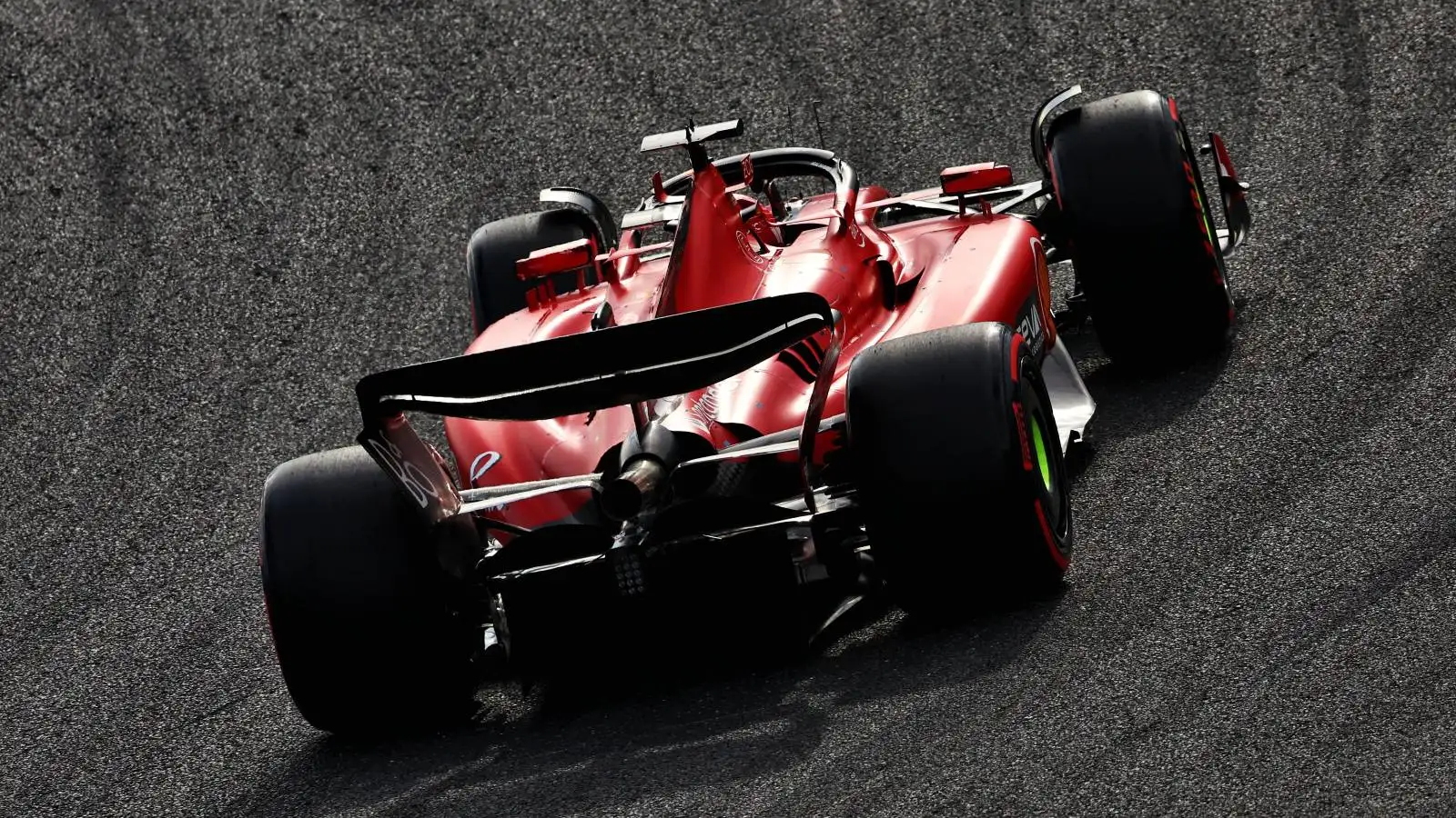 Charles Leclerc Ferrari SF-23 rear view. Japan, September 2023.