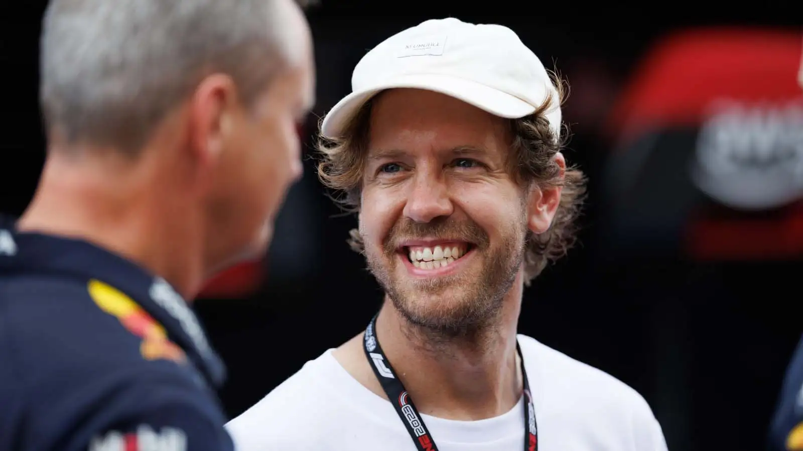 Sebastian Vettel smiles at Suzuka.