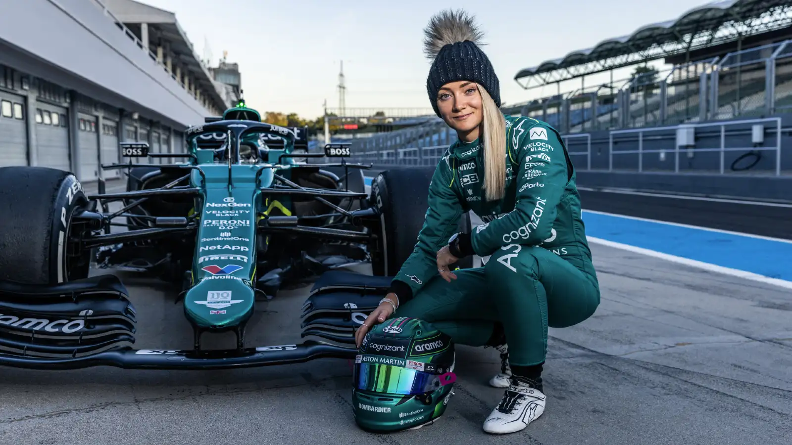 Aston Martin Hand Debut Formula 1 Test To Jessica Hawkins 1355