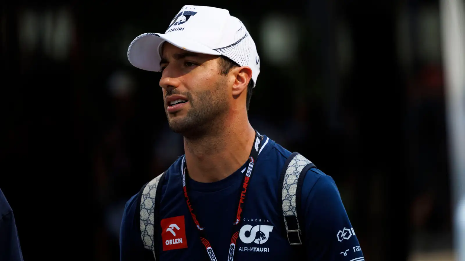 AlphaTauri's Daniel Ricciardo pictured at the Singapore Grand Prix.