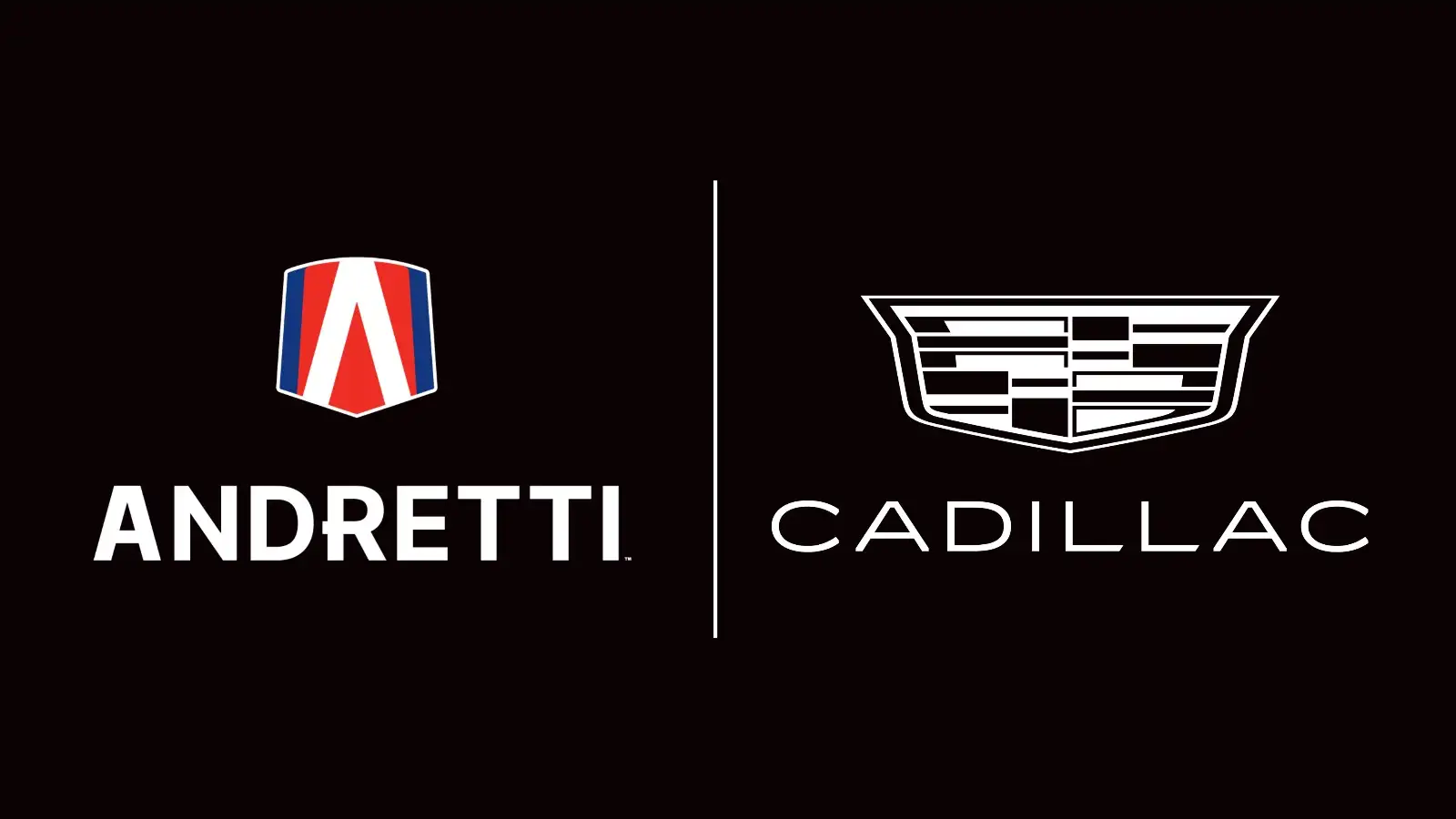 Andretti Global and Cadillac logo lockup