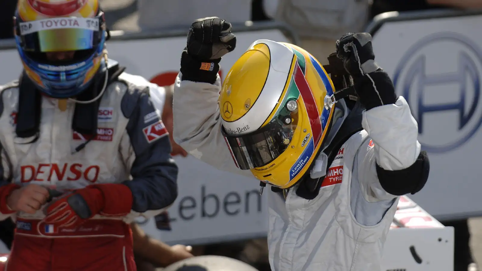 Lewis Hamilton racing in F3 in 2005.