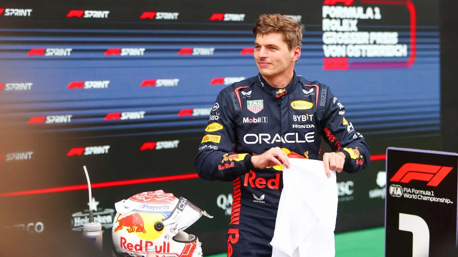 Max Verstappen wins the F1 Sprint.