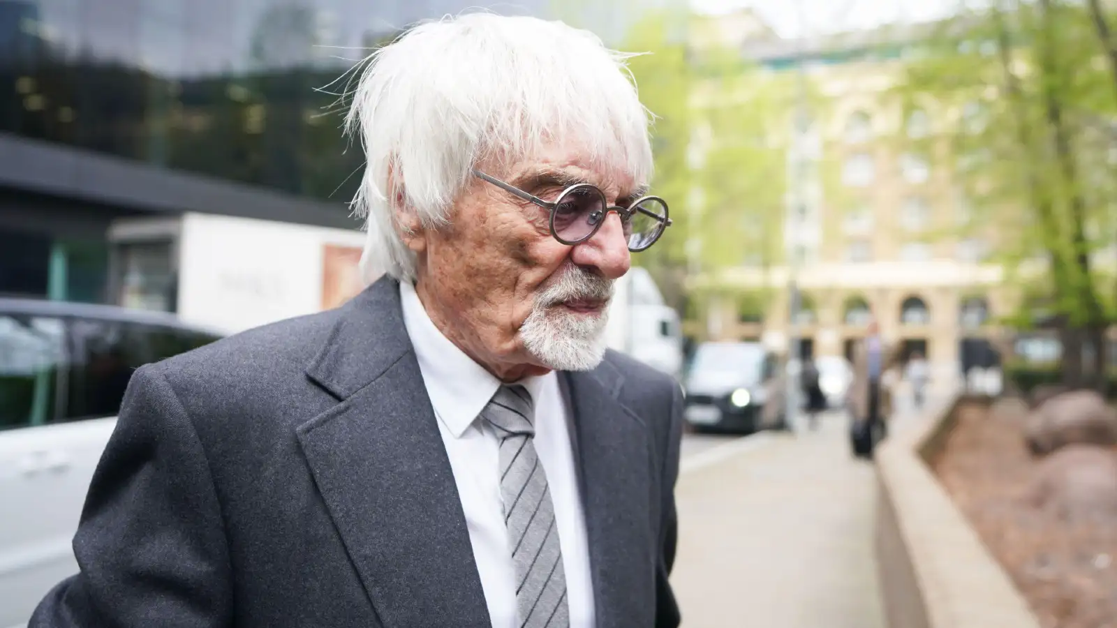 Former F1 boss Bernie Ecclestone arrives to court in the UK.