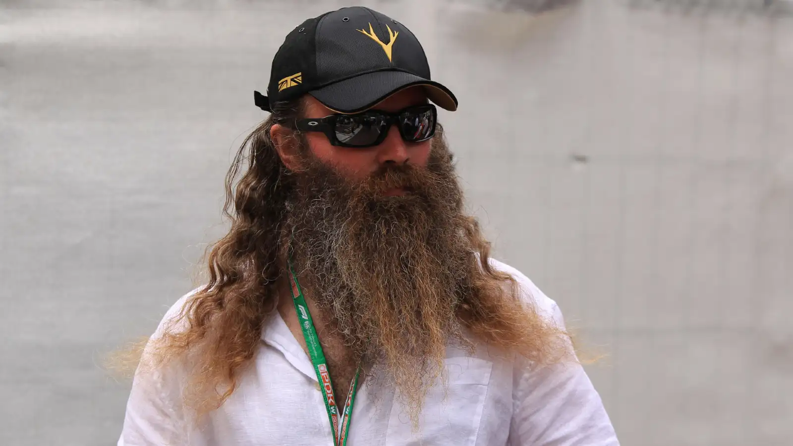 Rich Energy CEO William Storey, pictured in 2019 at the Monaco Grand Prix as a guest of Haas.